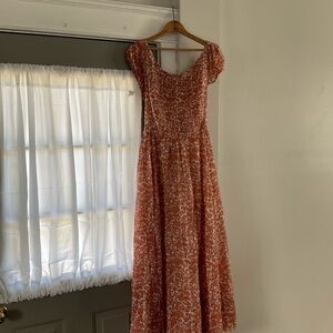 Free People ultraviolet maxi dress XL NWT
